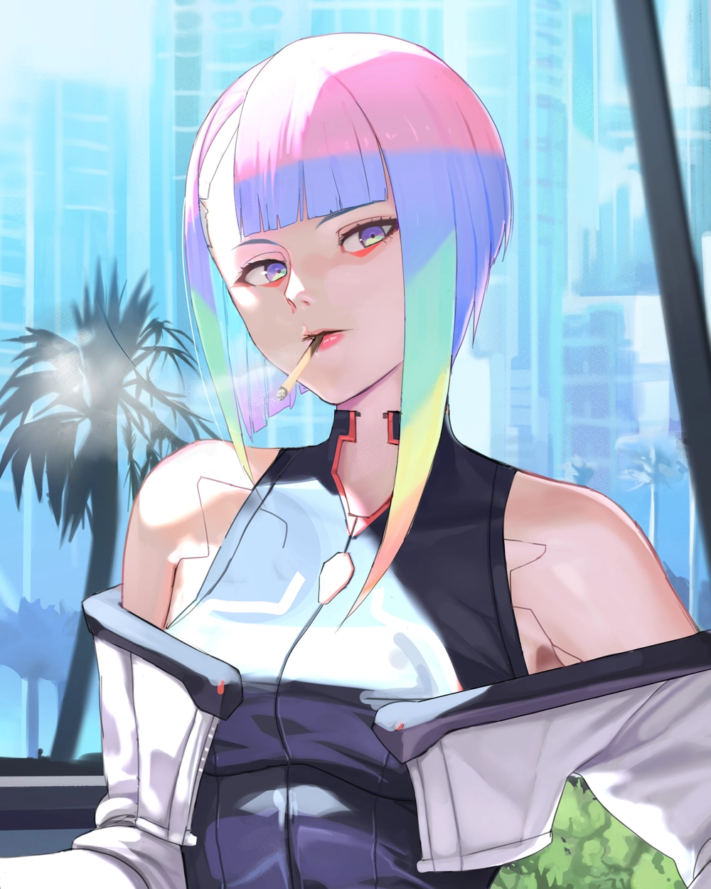 lucy cyberpunk wallpaper cực ngầu