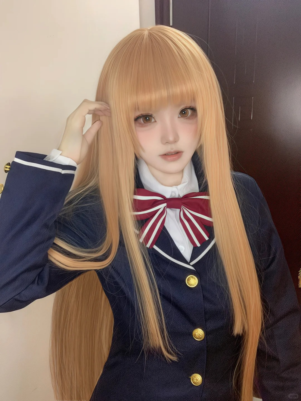 shiina mahiru cosplay ngoài phố