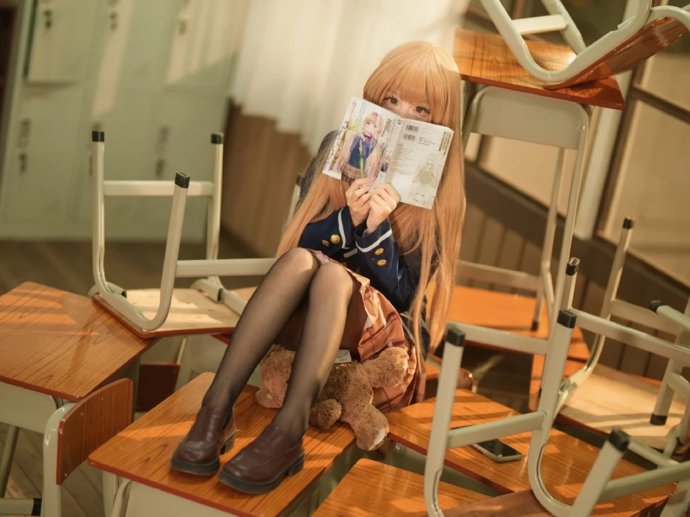 hình cosplay mahiru shiina lung linh