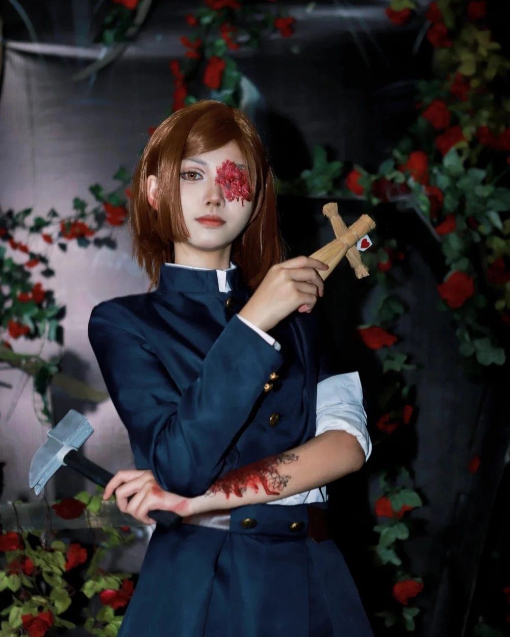 kugisaki nobara cosplay ngầu mạnh mẽ