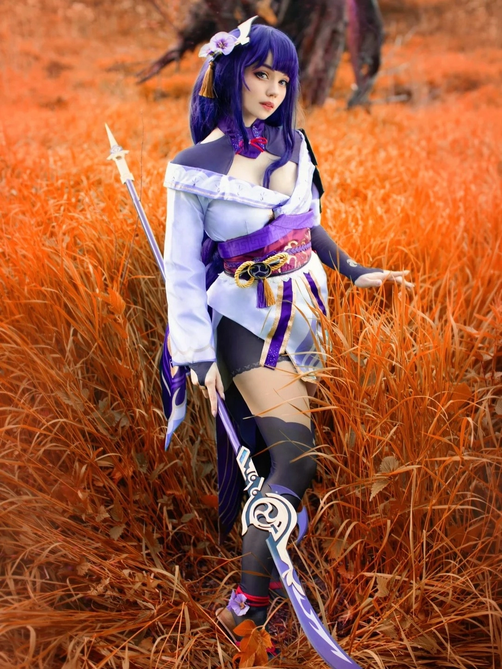 ảnh đẹp cosplay raiden genshin impact