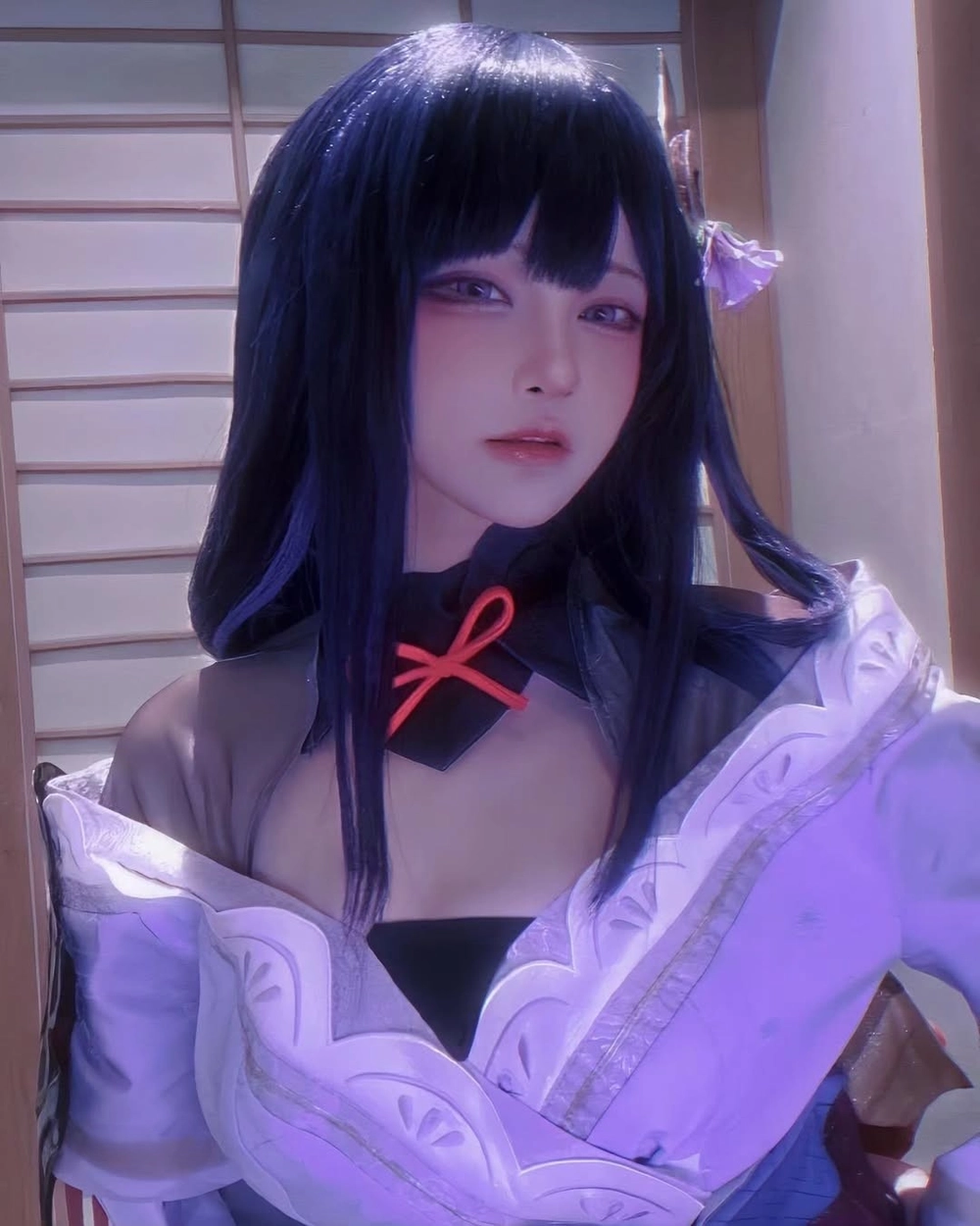 raiden cosplay anime genshin impact