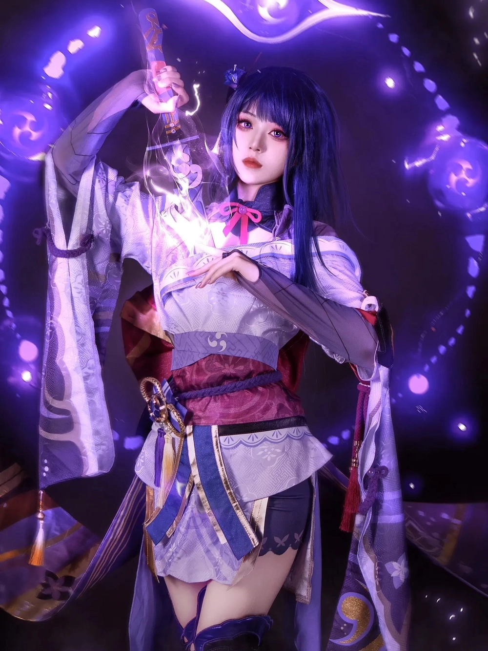 ảnh raiden shogun cosplay đẹp