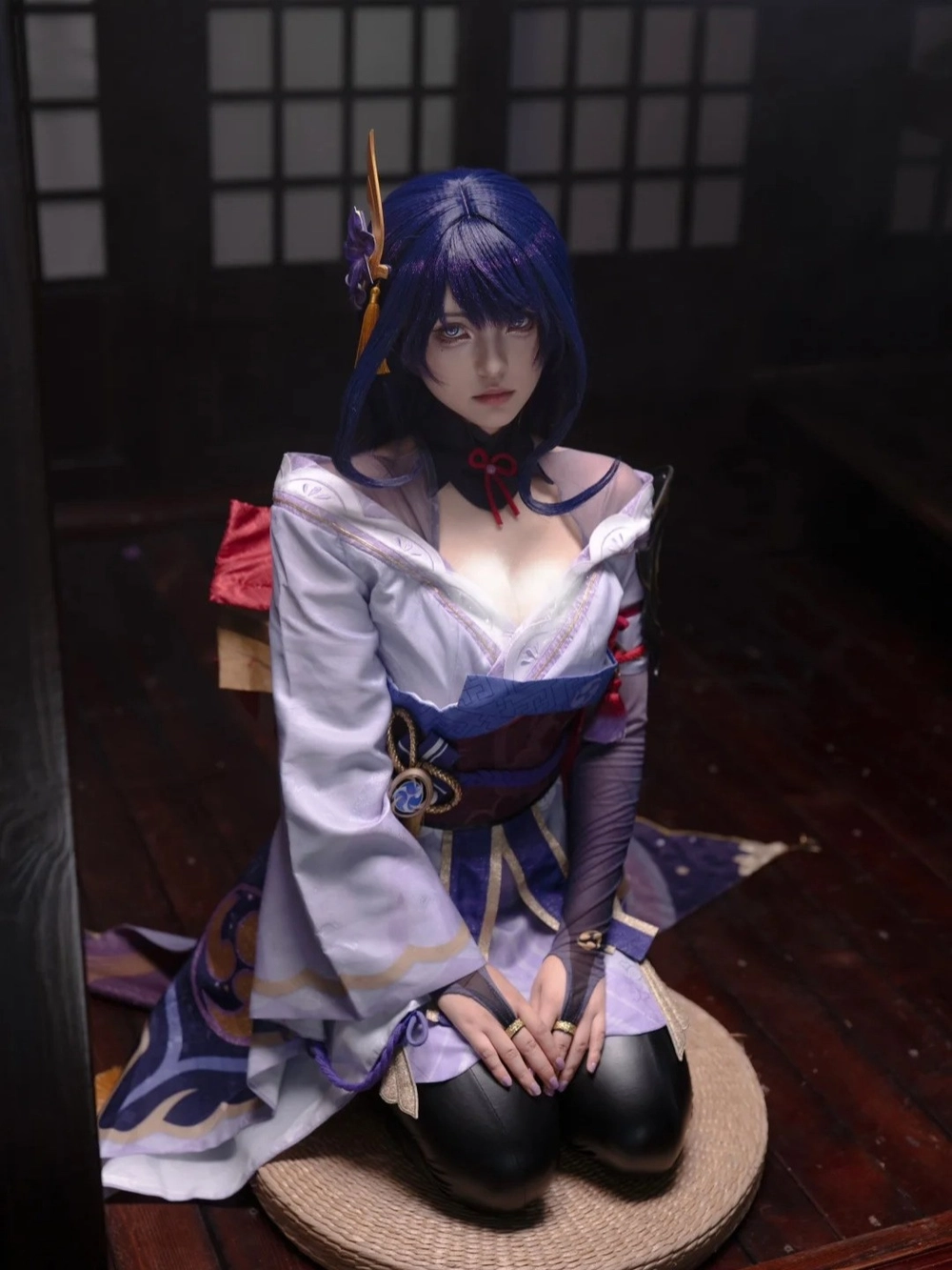 ảnh cosplay raiden shogun phong cách nhật