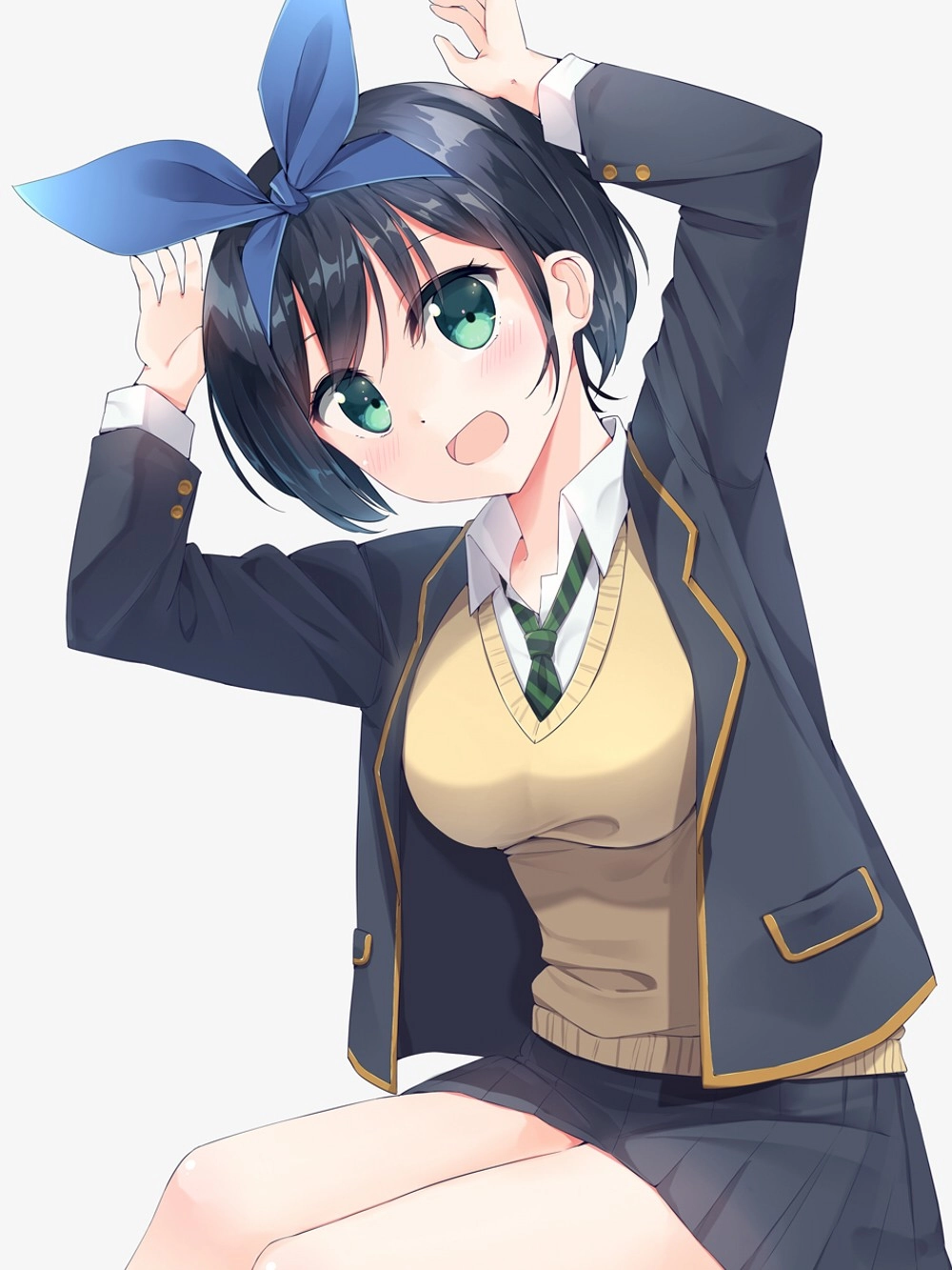 ruka sarashina trong khung cảnh lãng mạn