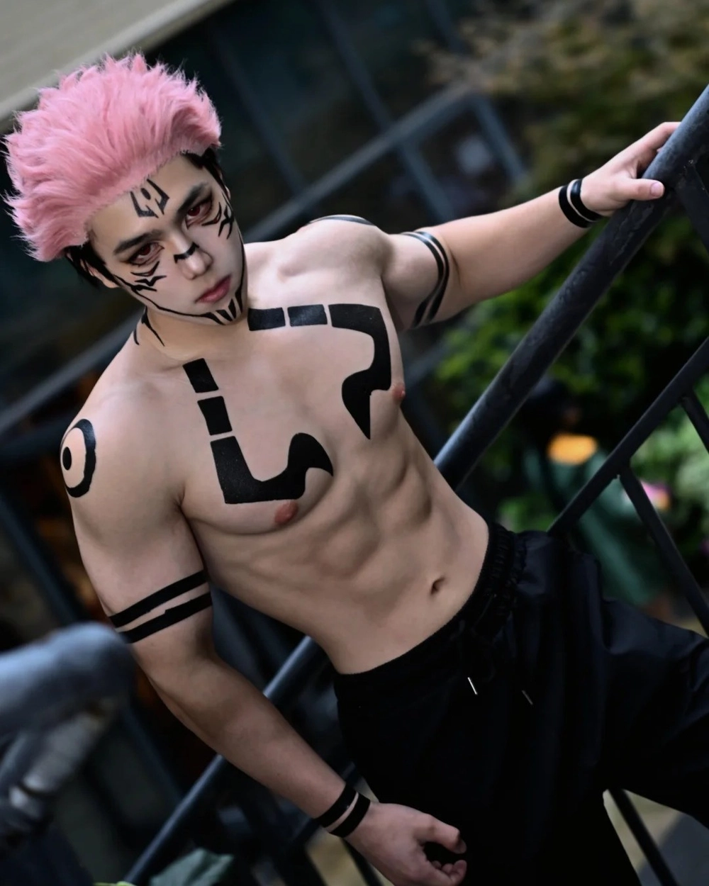 sukuna anime cosplay hóa thân chuẩn