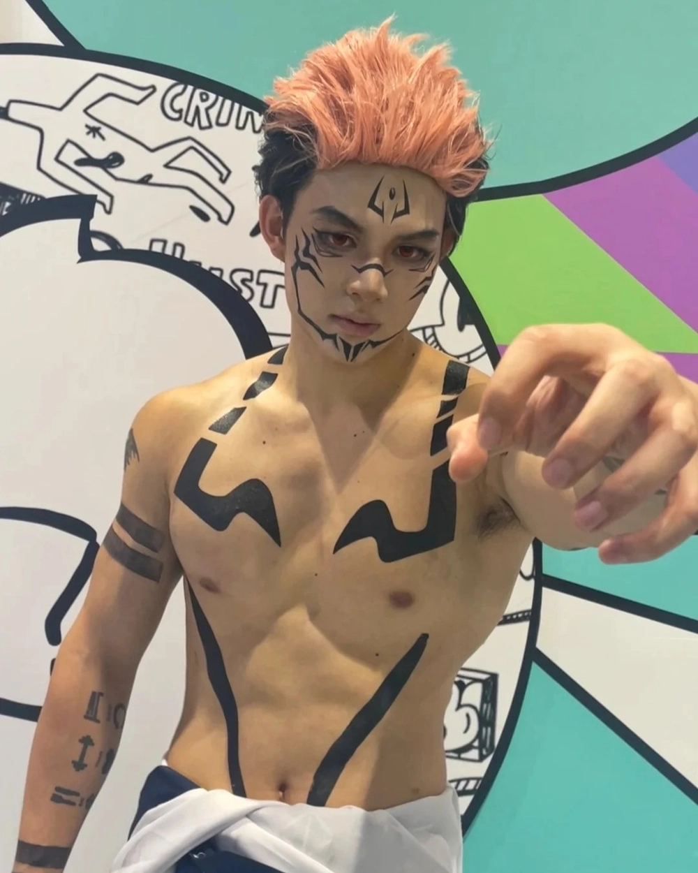 hình cosplay sukuna cực kỳ ấn tượng