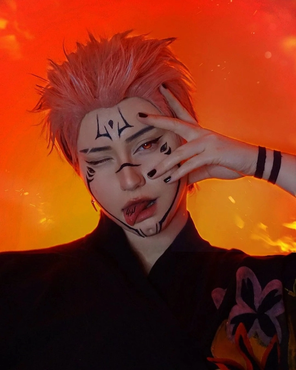 cosplay sukuna cực giống bản gốc