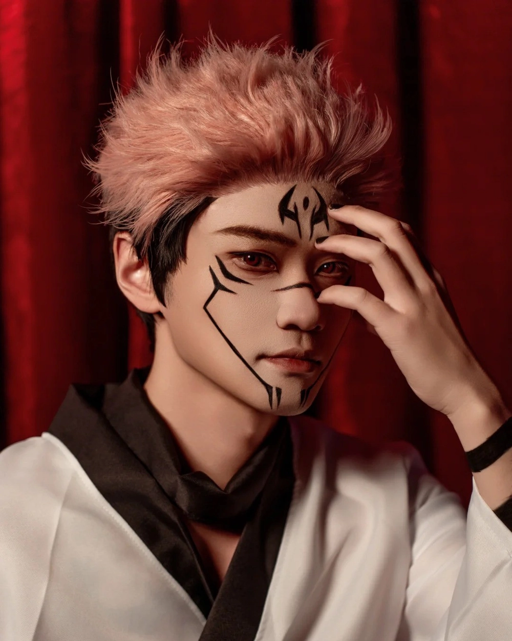 sukuna anime cosplay đậm khí chất