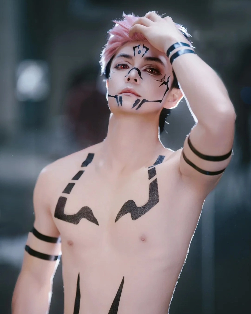 ảnh cosplay sukuna cực chill