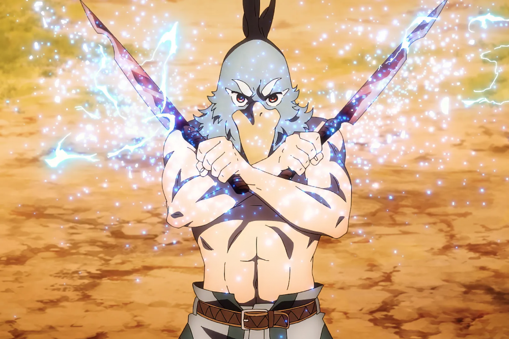 sunraku cầm kiếm