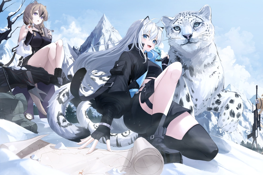 tuyết rơi anime ngọt ngào