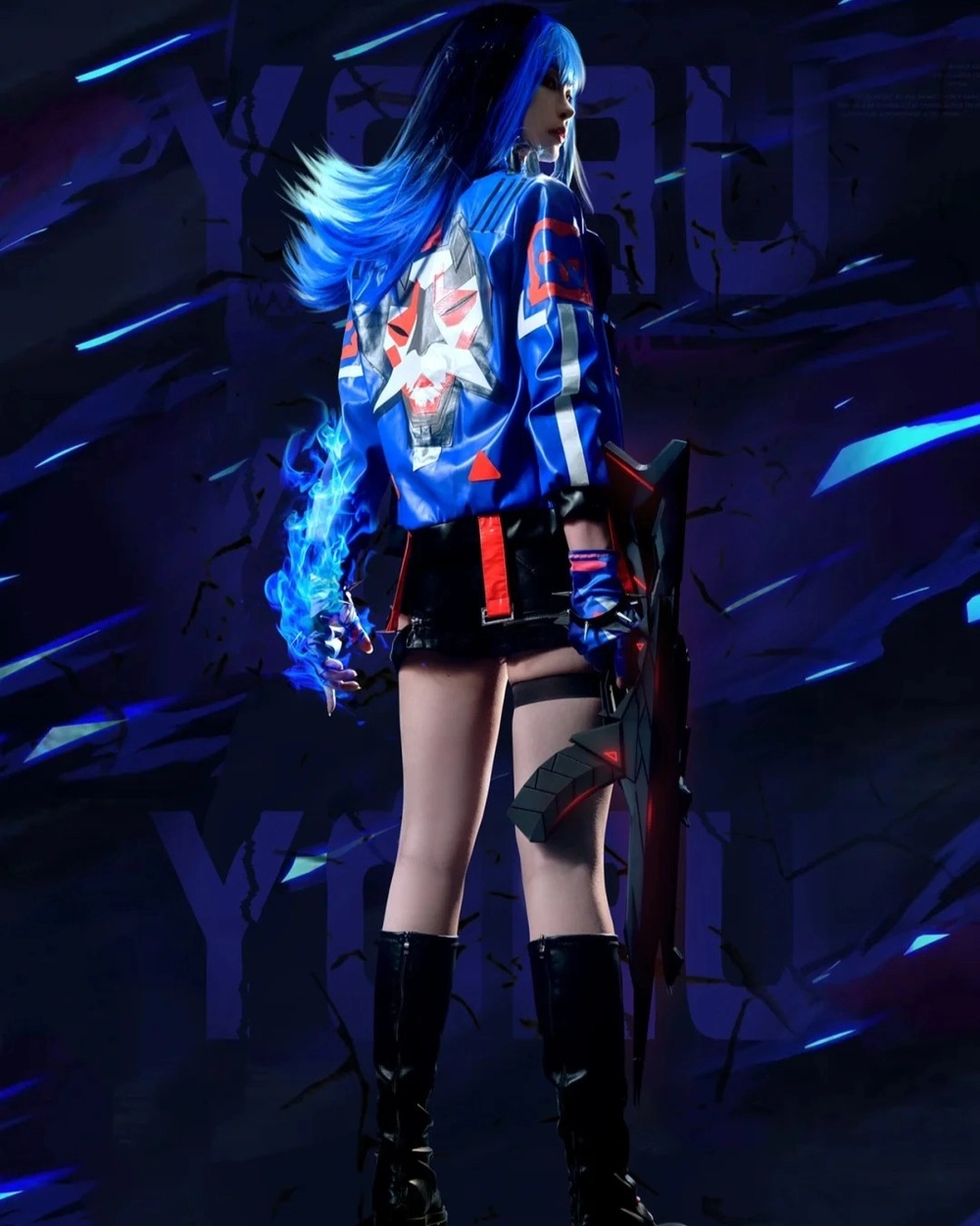 Cosplay valorant ánh sáng chuyên nghiệp