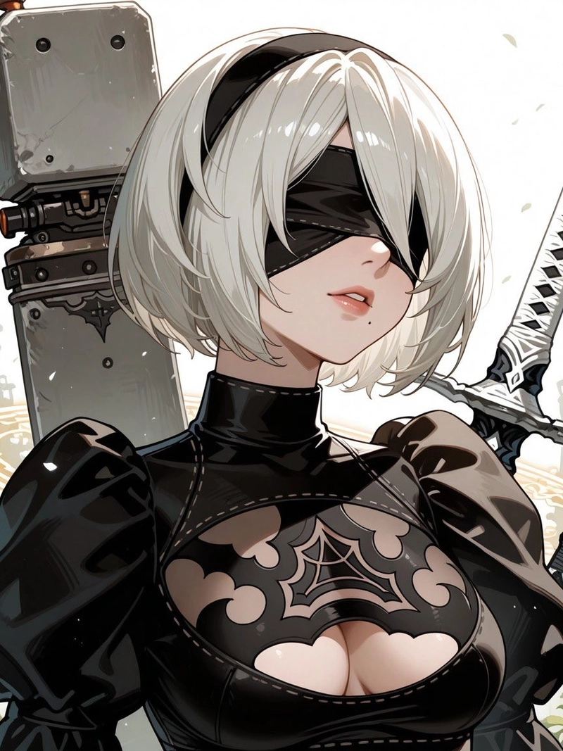 ảnh 2b hentai phong cách game