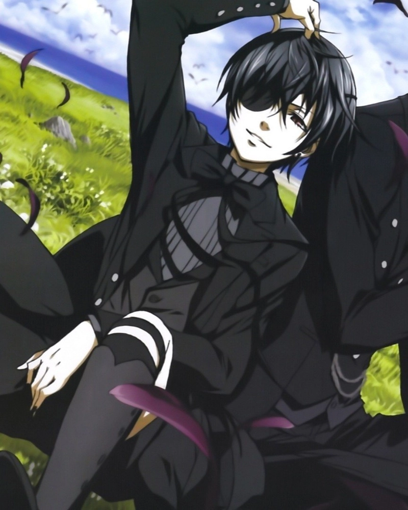 ảnh Ciel Phantomhive với ánh nhìn sâu