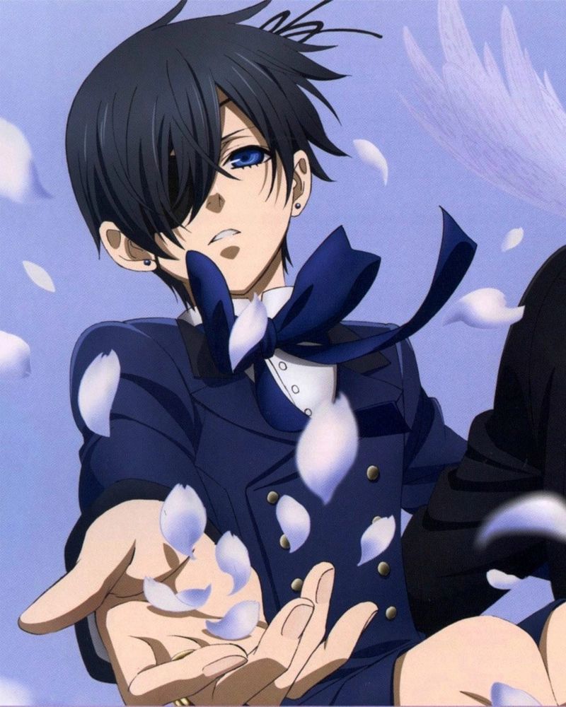 ảnh Phantomhive Ciel với nụ cười hiếm
