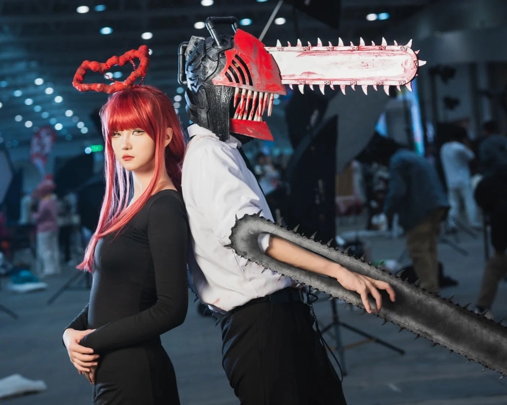 ảnh cosplay chainsaw man cực xịn