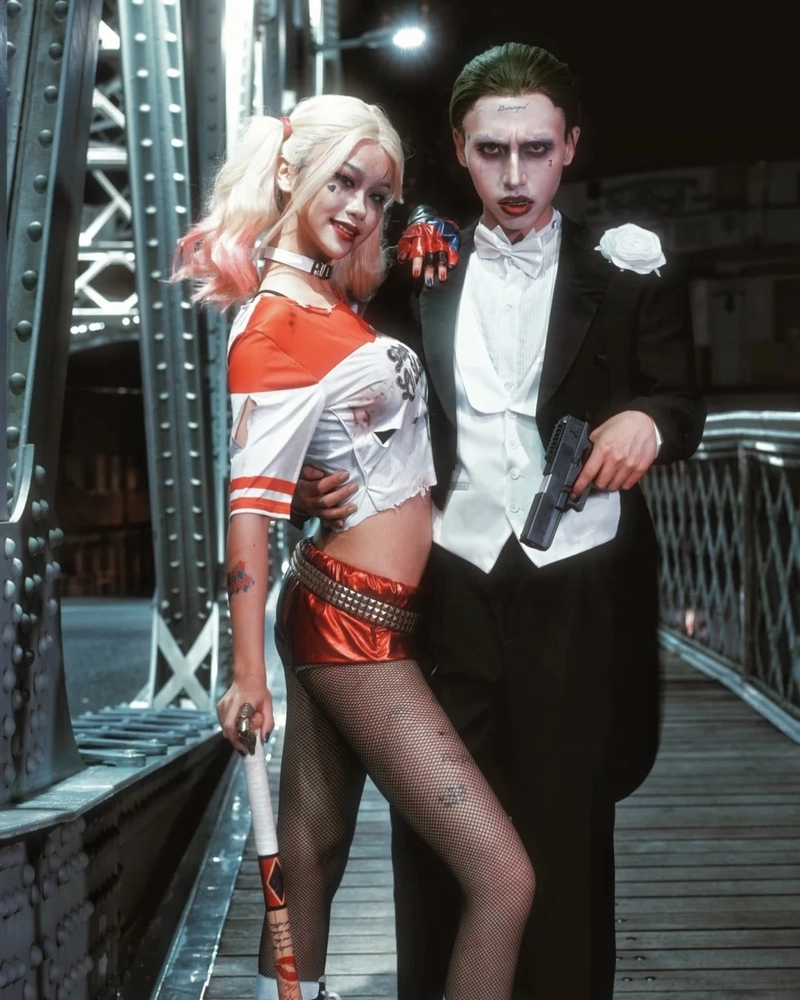 ảnh harley quinn cosplay thần thái