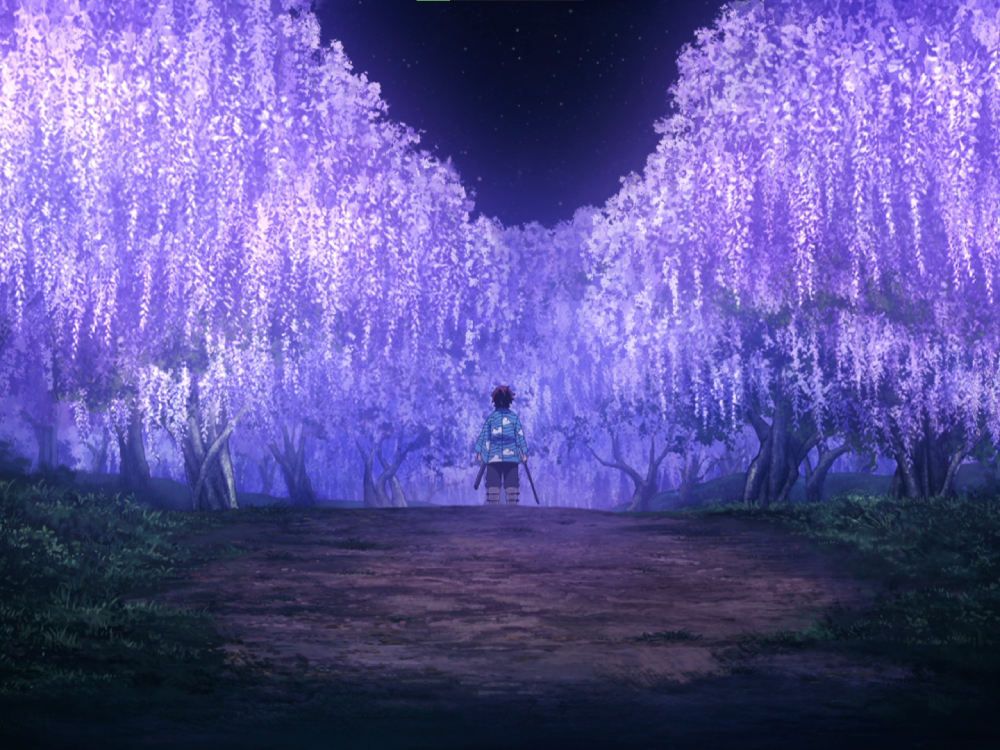 ảnh hoa tử đằng anime lấp lánh