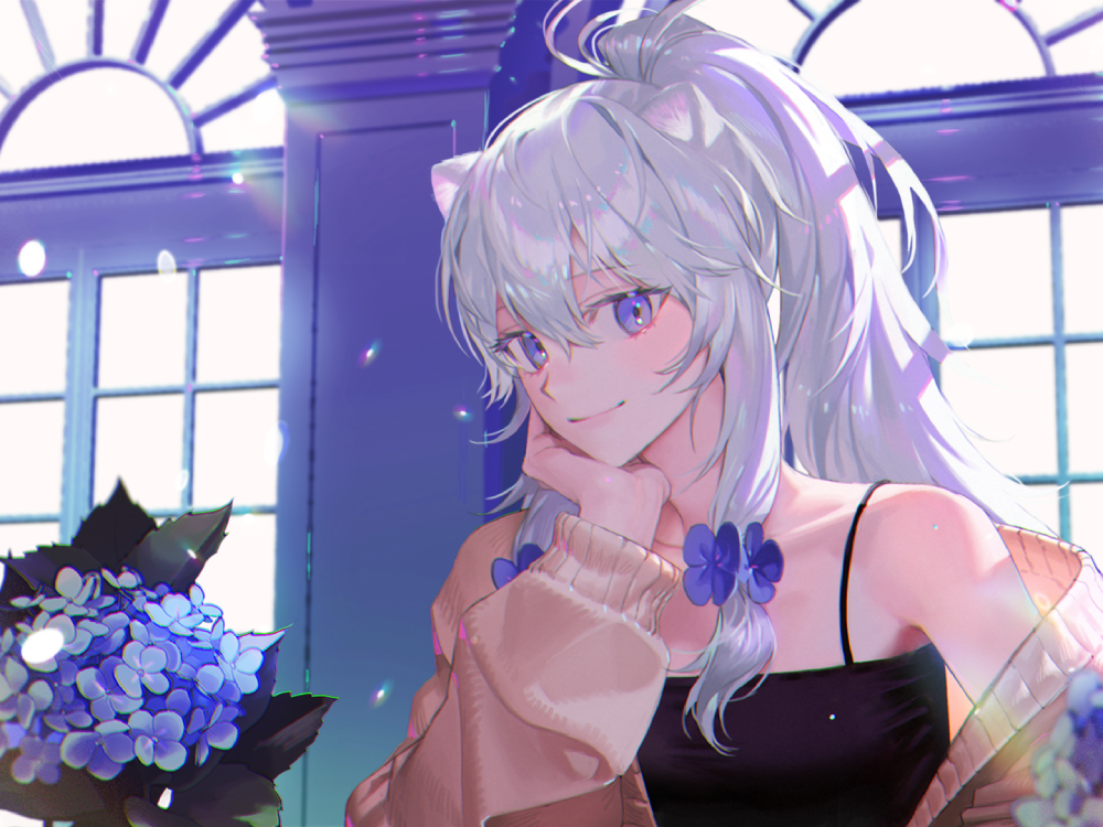 anime cẩm tú cầu pastel