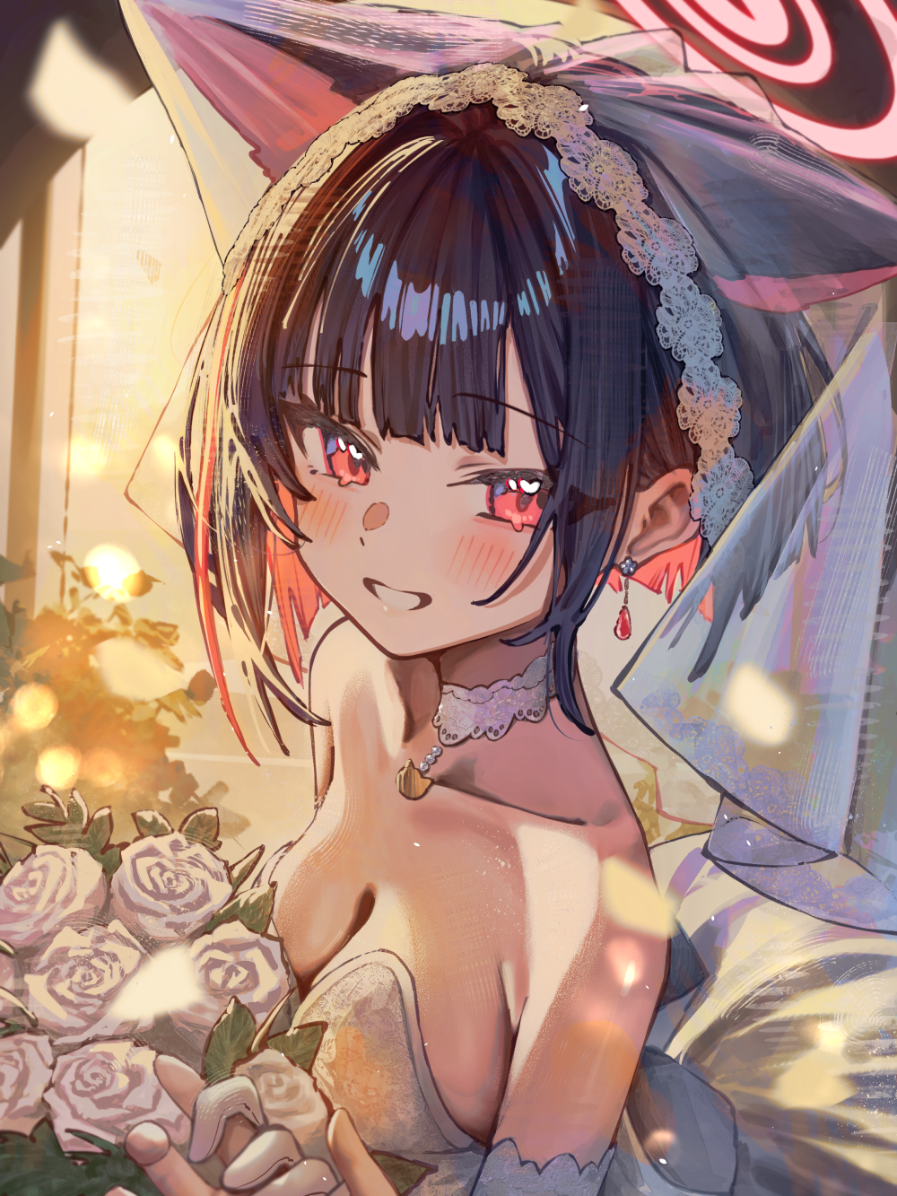 anime hoa hồng nhẹ nhàng