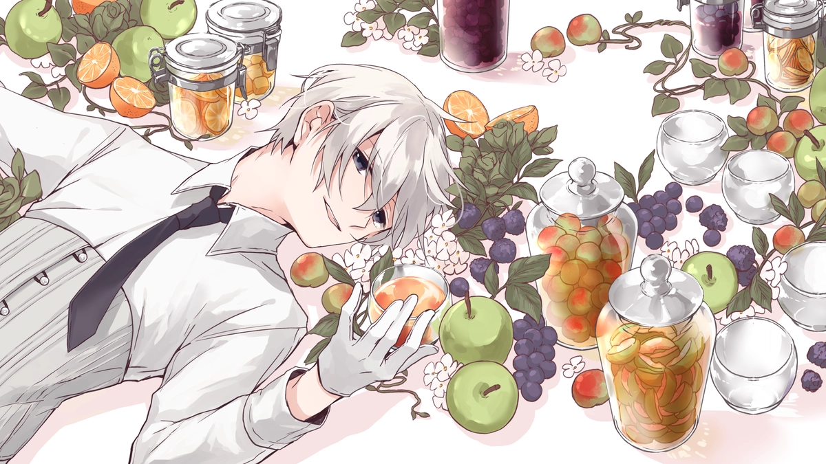 anime nam ngầu nền máy tính phong cách