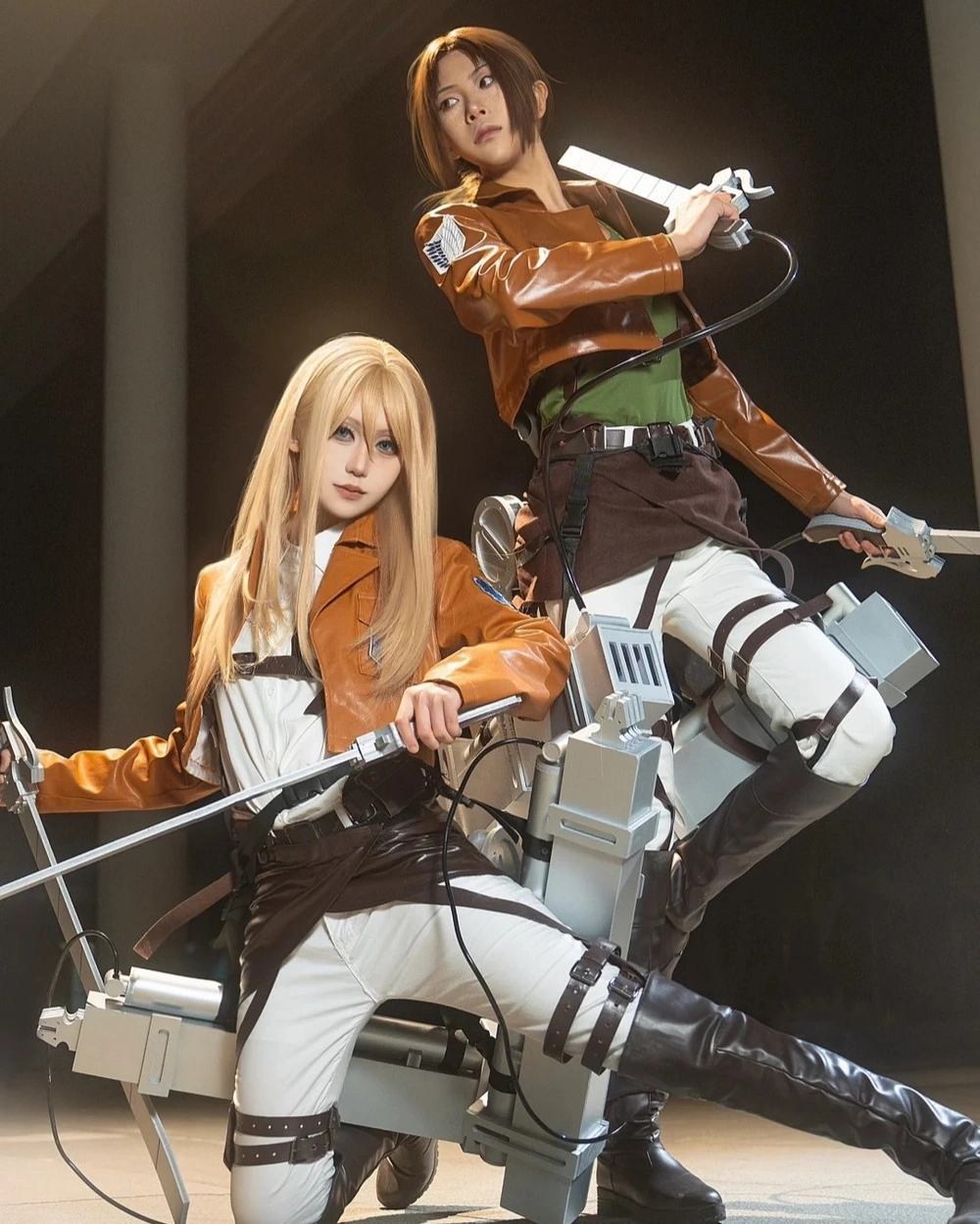 attack on titan cosplay ngoài trời