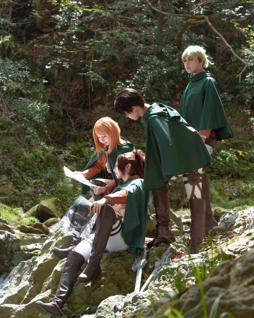 attack on titan cosplay nhân vật chính