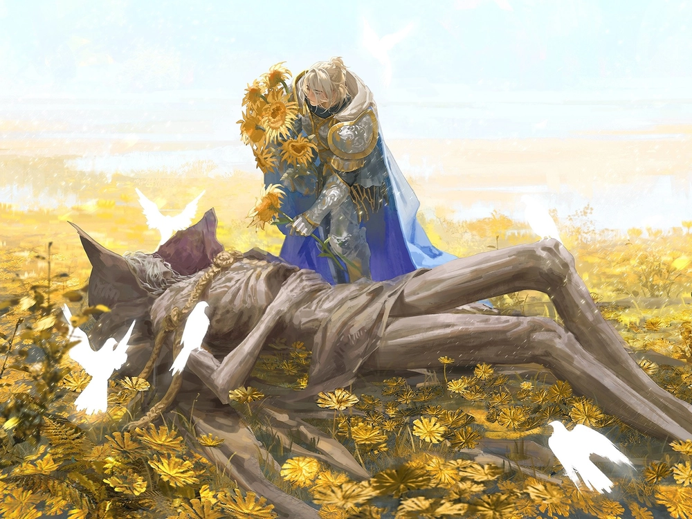 cánh đồng hoa đẹp như mơ