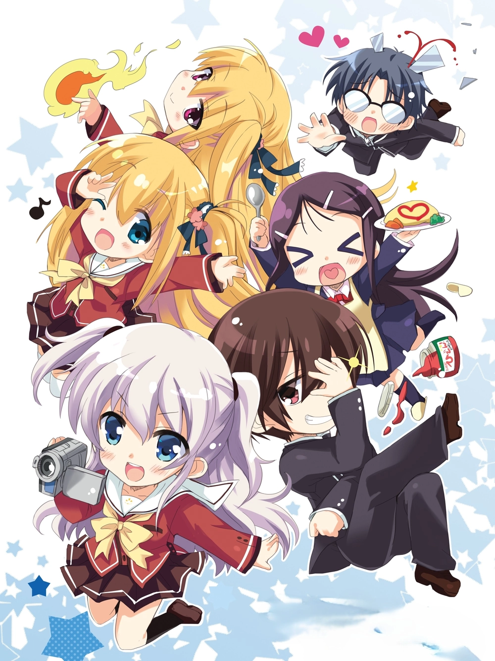 charlotte 4k anime wallpaper