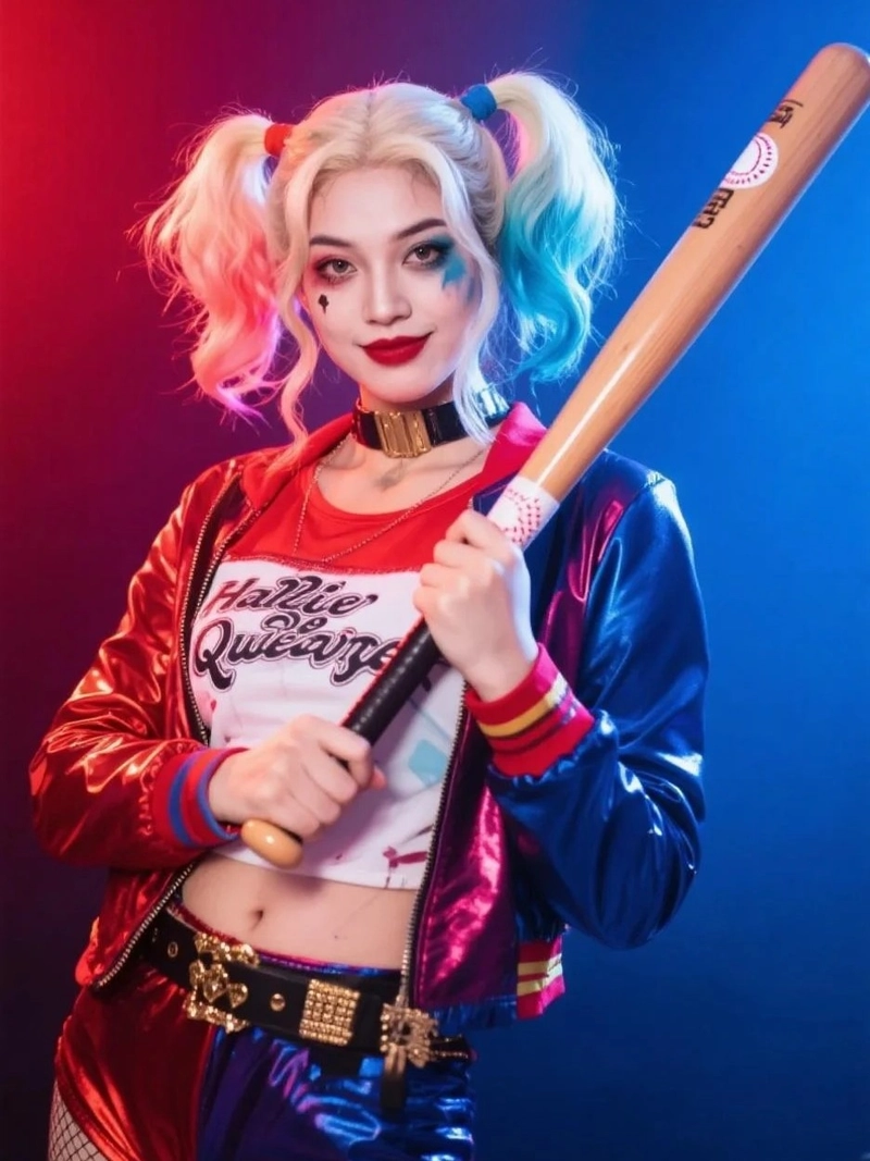 cosplay harley quinn phiên bản thực tế