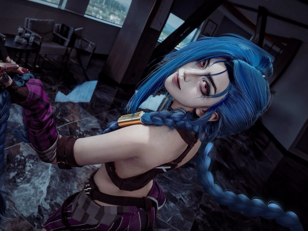 cosplay jinx cười điên loạn