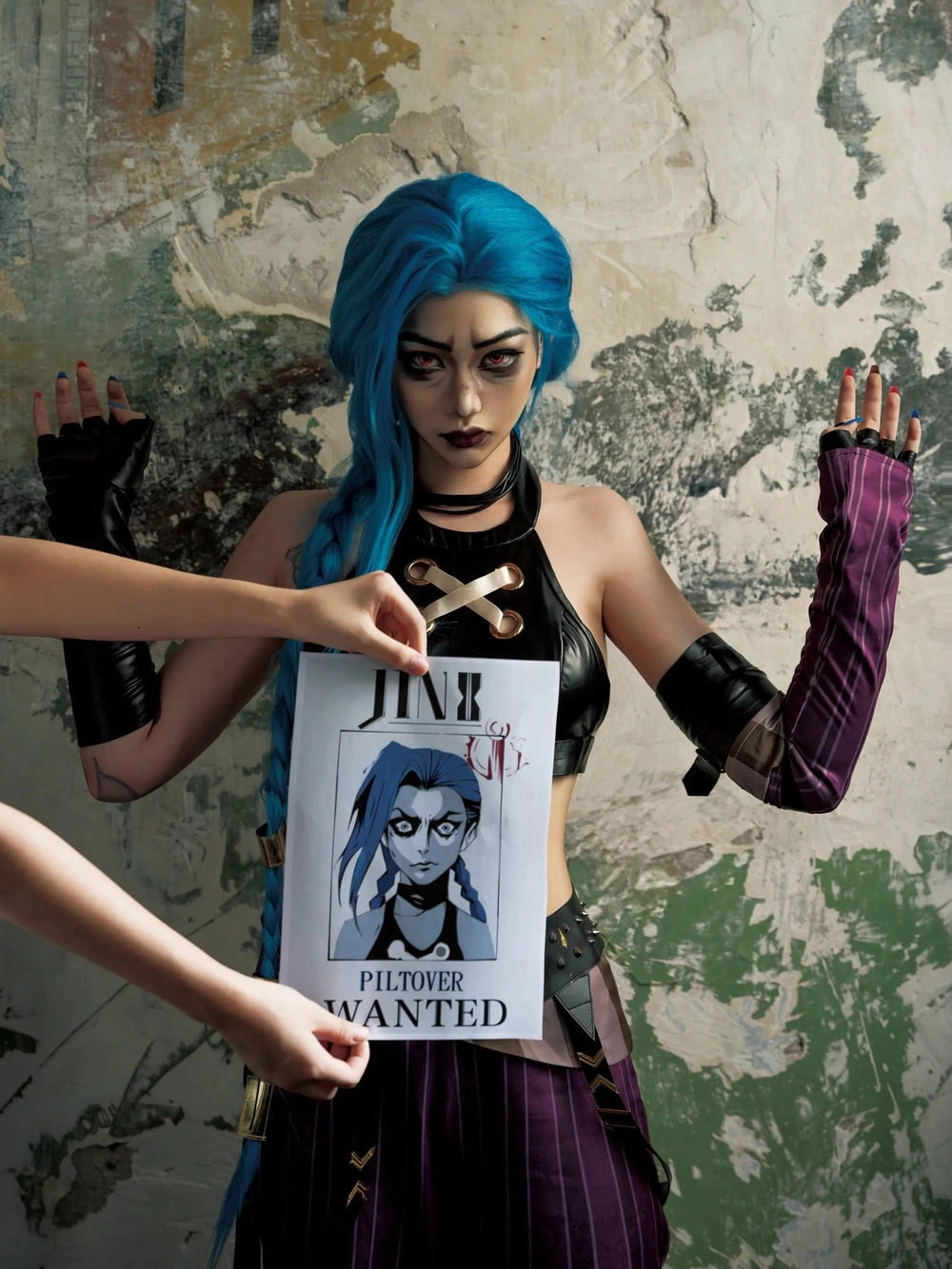 cosplay jinx phong cách nổi bật