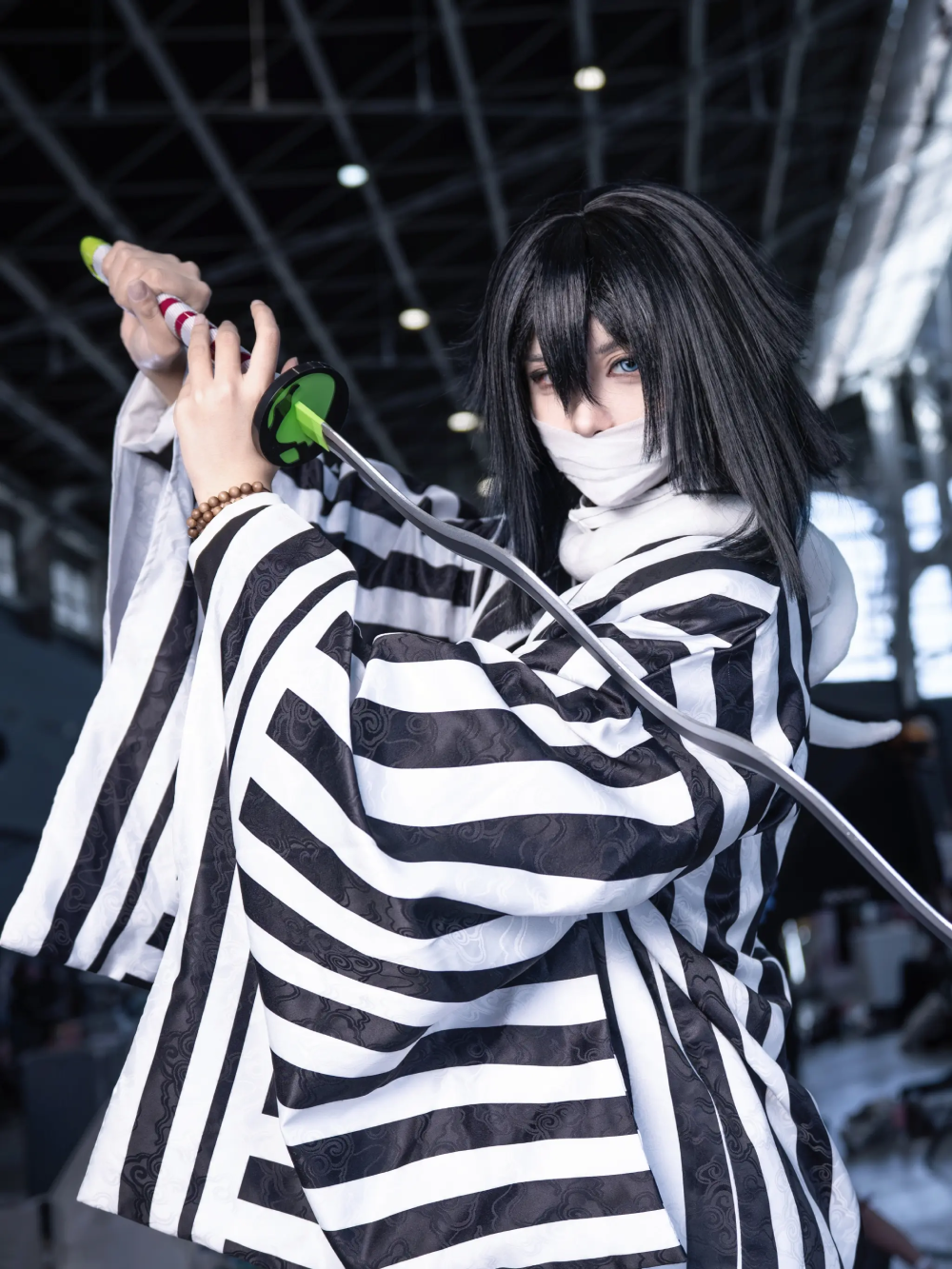 cosplay obanai ngoài trời