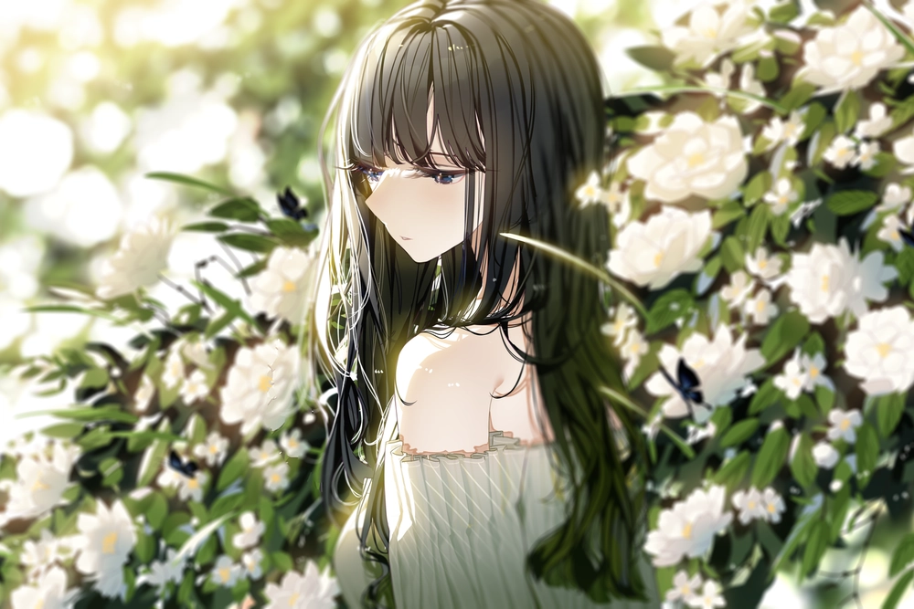 đồng hoa anime rực rỡ sắc màu