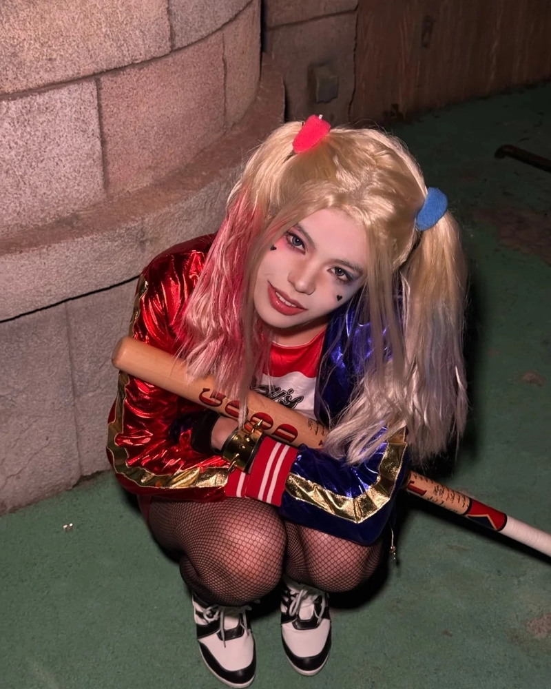 harley quinn cosplay cực kỳ chi tiết