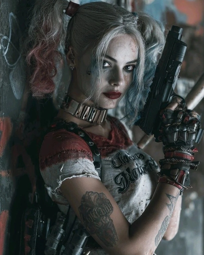 harley quinn cosplay thần thái cuốn hút