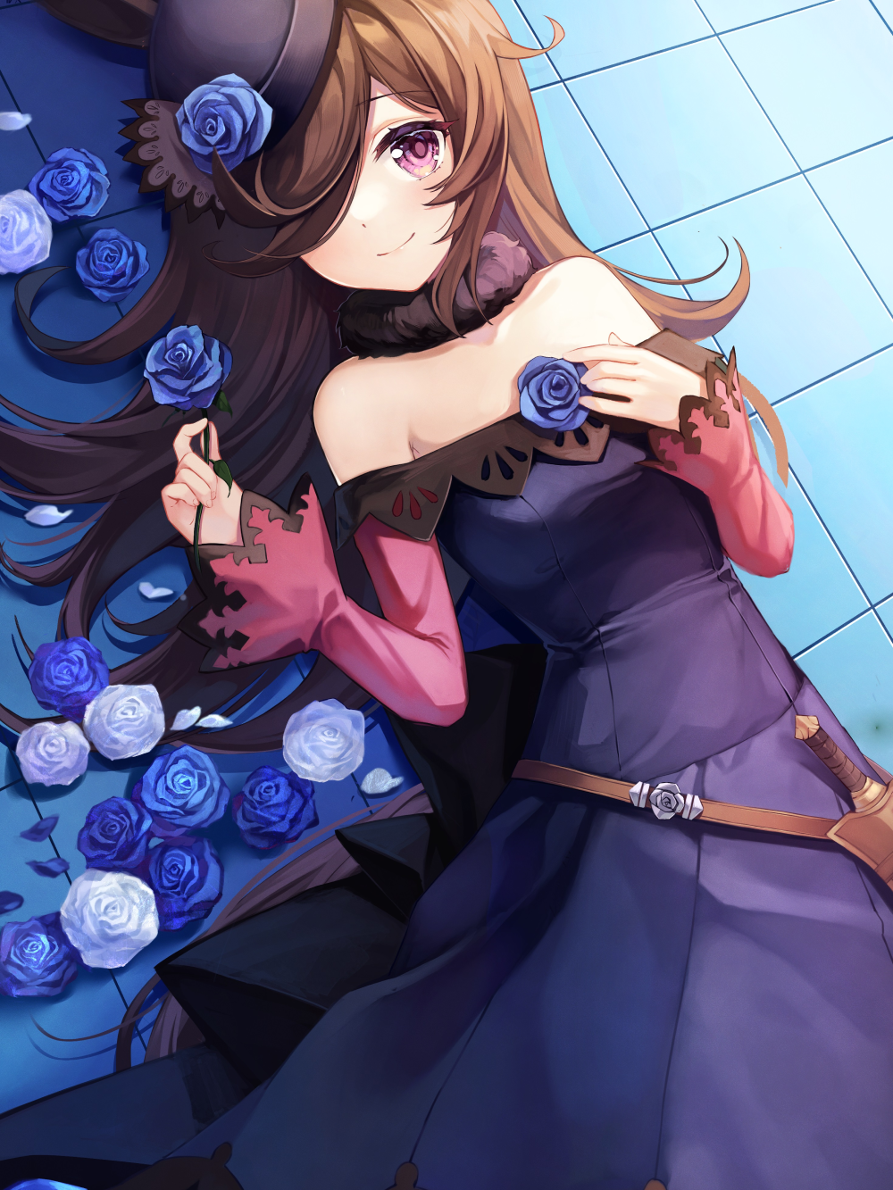 hình hoa hồng xanh lá