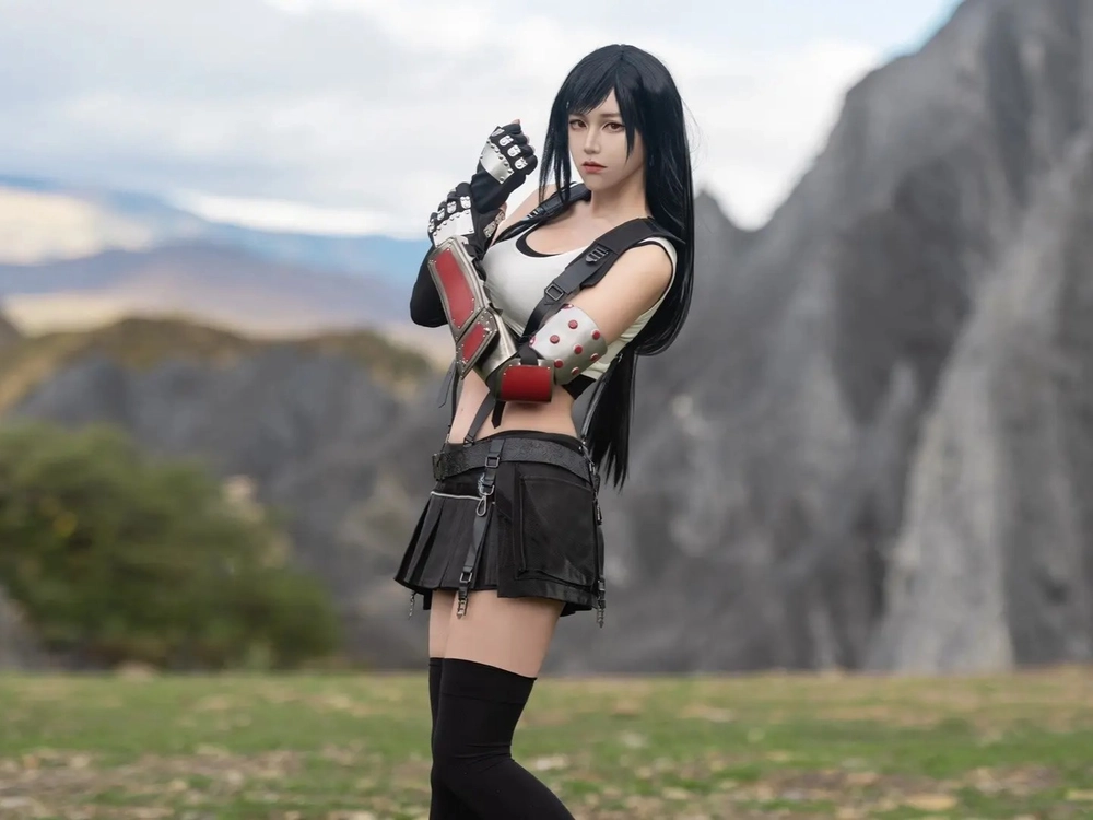 hình tifa cosplay đẹp
