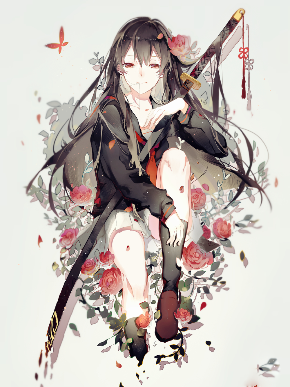 hoa hồng anime cánh mềm