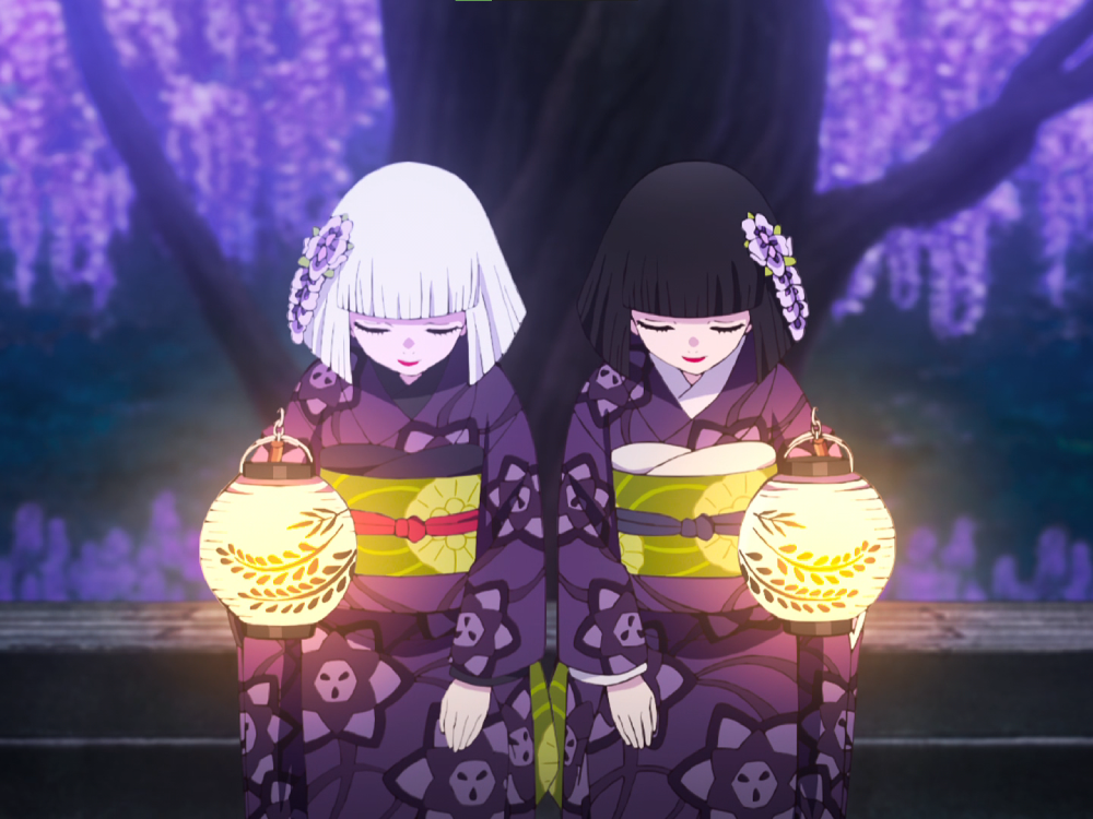 hoa tử đằng anime phong cảnh