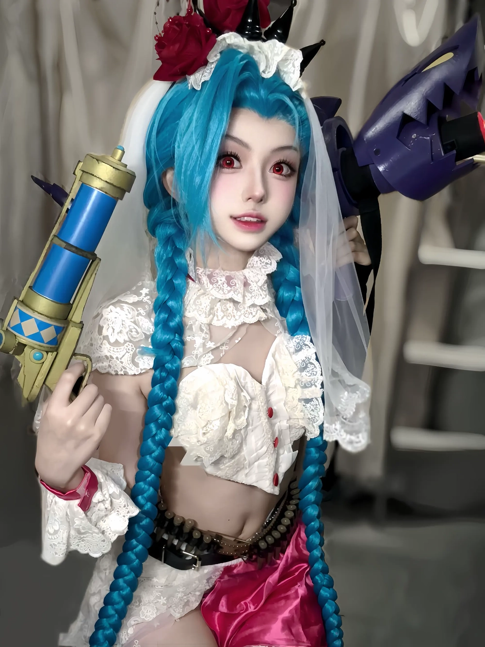 jinx cosplay cực kỳ ngầu