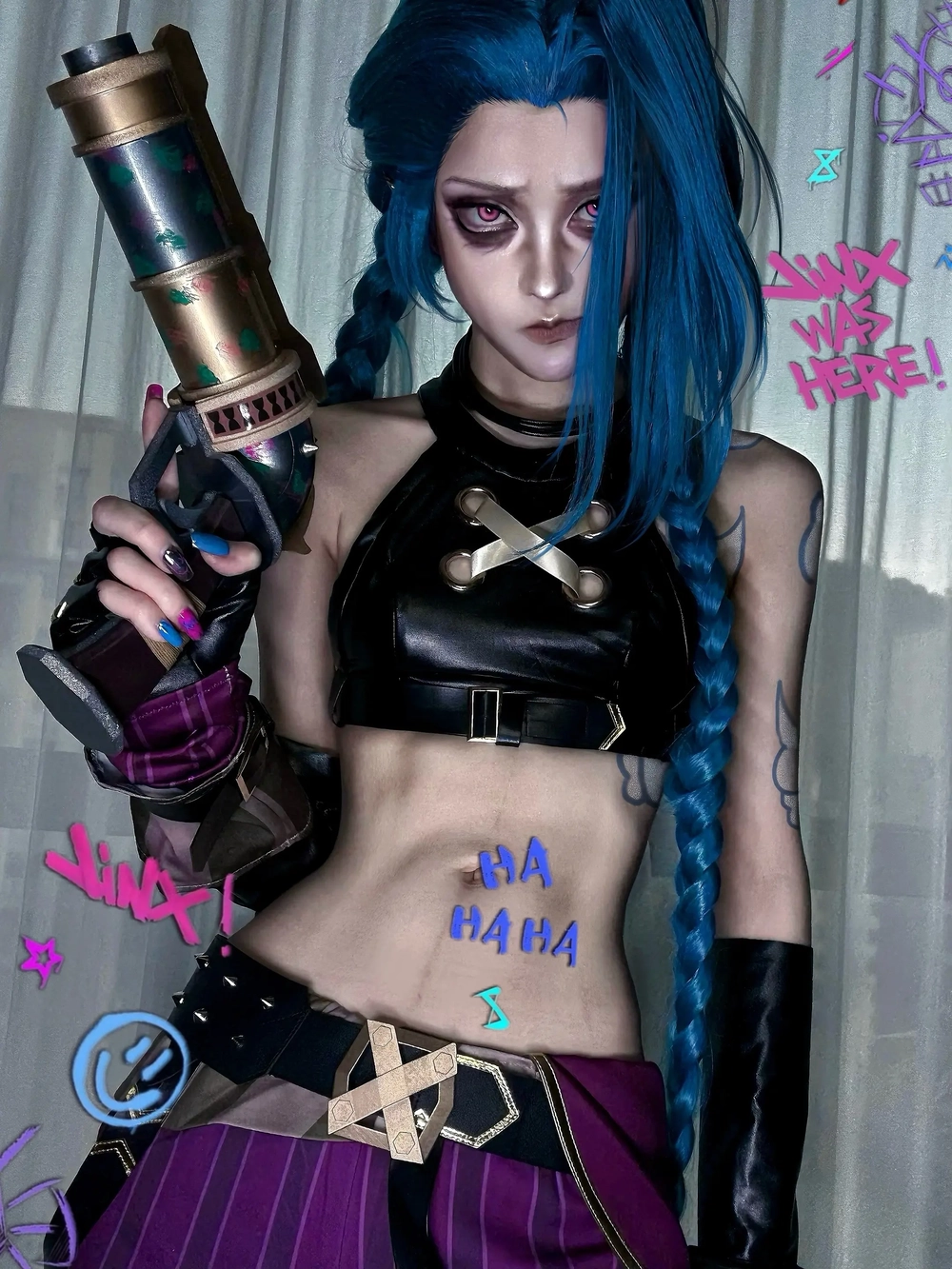 jinx league cosplay xinh đẹp