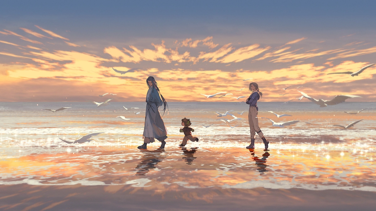 nền máy tính boy anime cute dễ nhìn