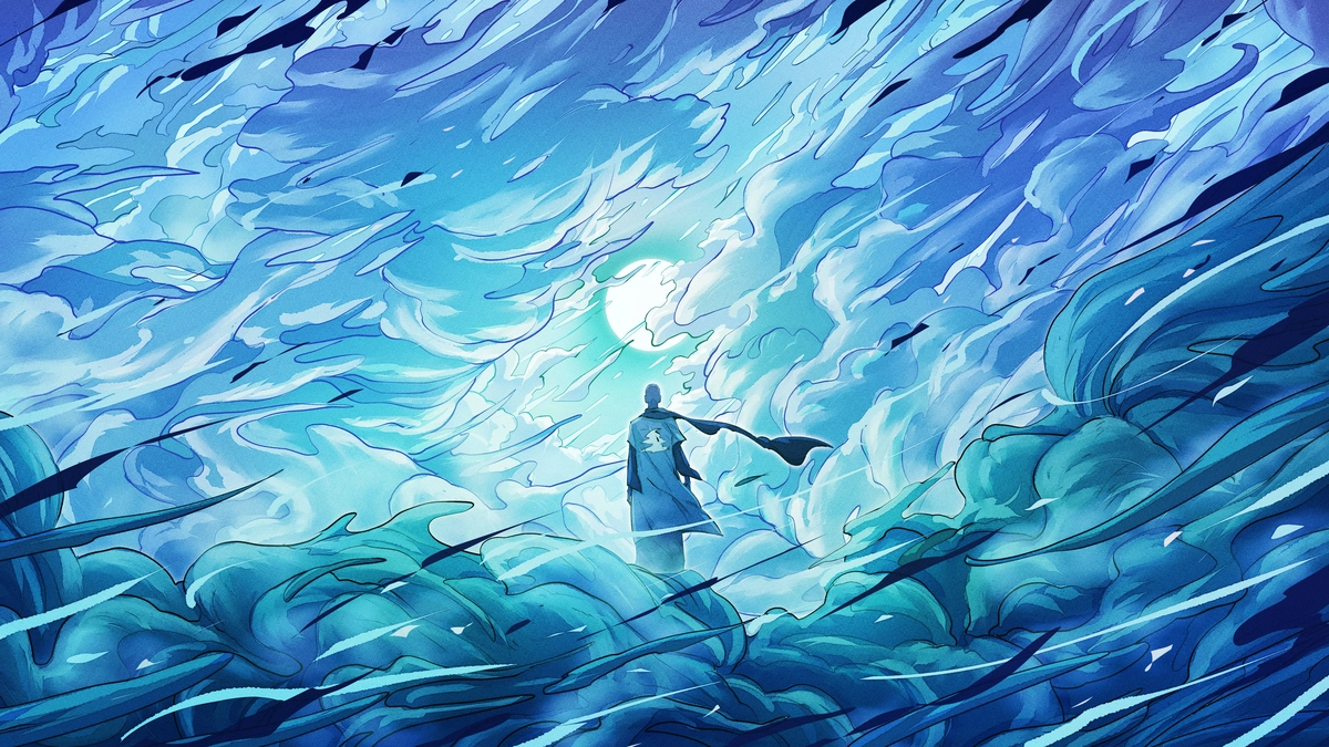 nền máy tính boy anime cute nghệ thuật