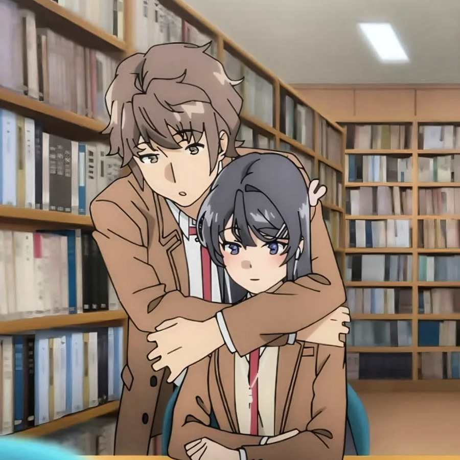 sakuta azusagawa biểu cảm lạnh lùng