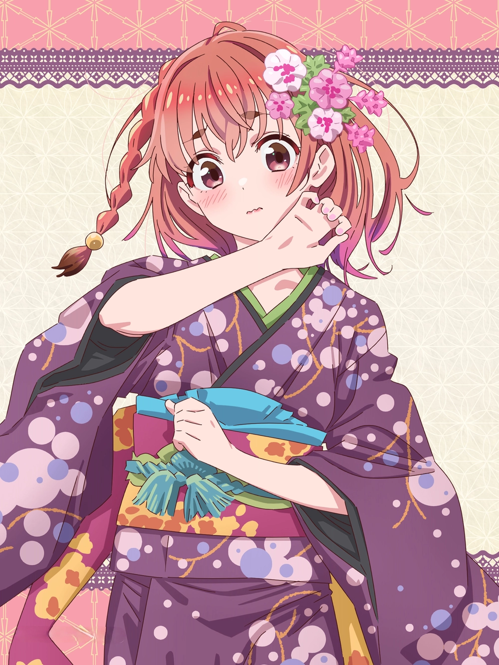 sumi sakurasawa váy hồng