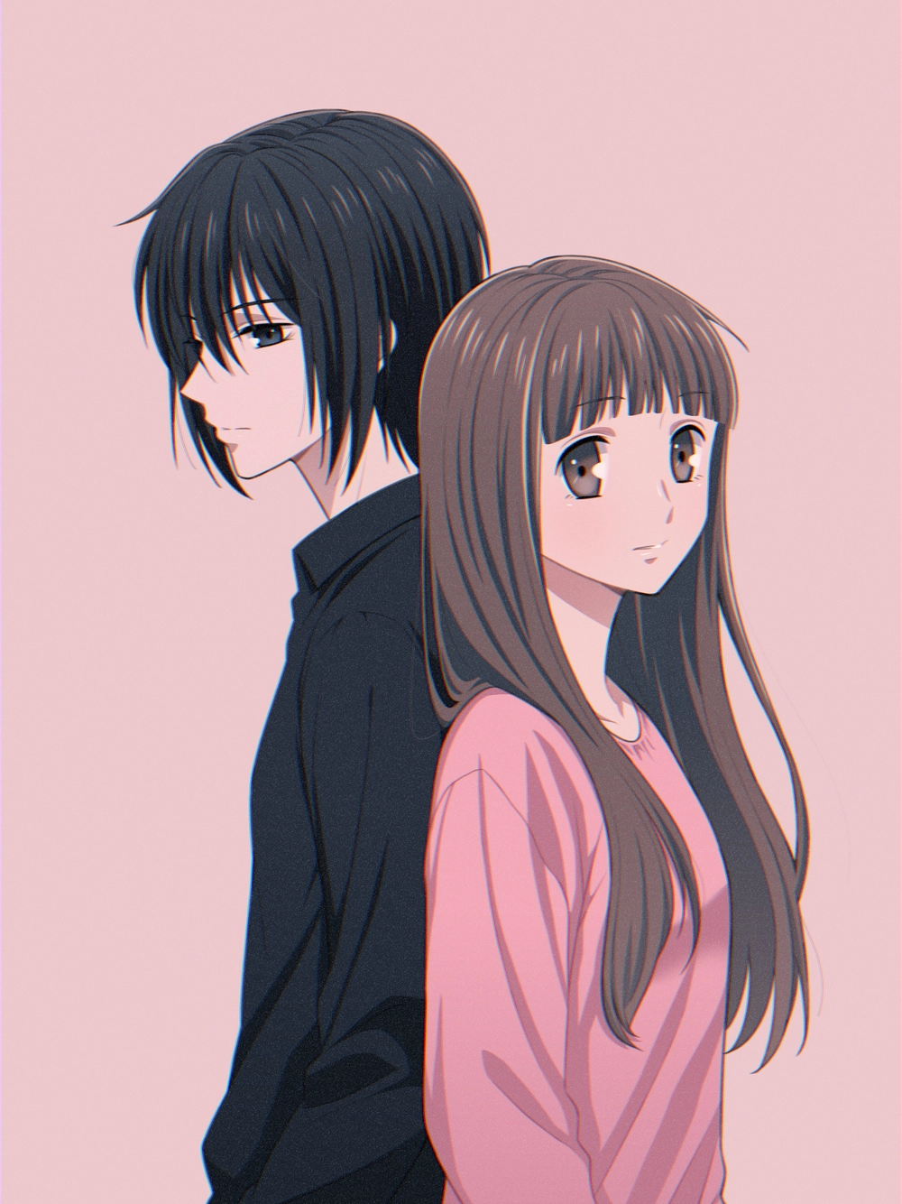 tohru honda đứng ngoài trời