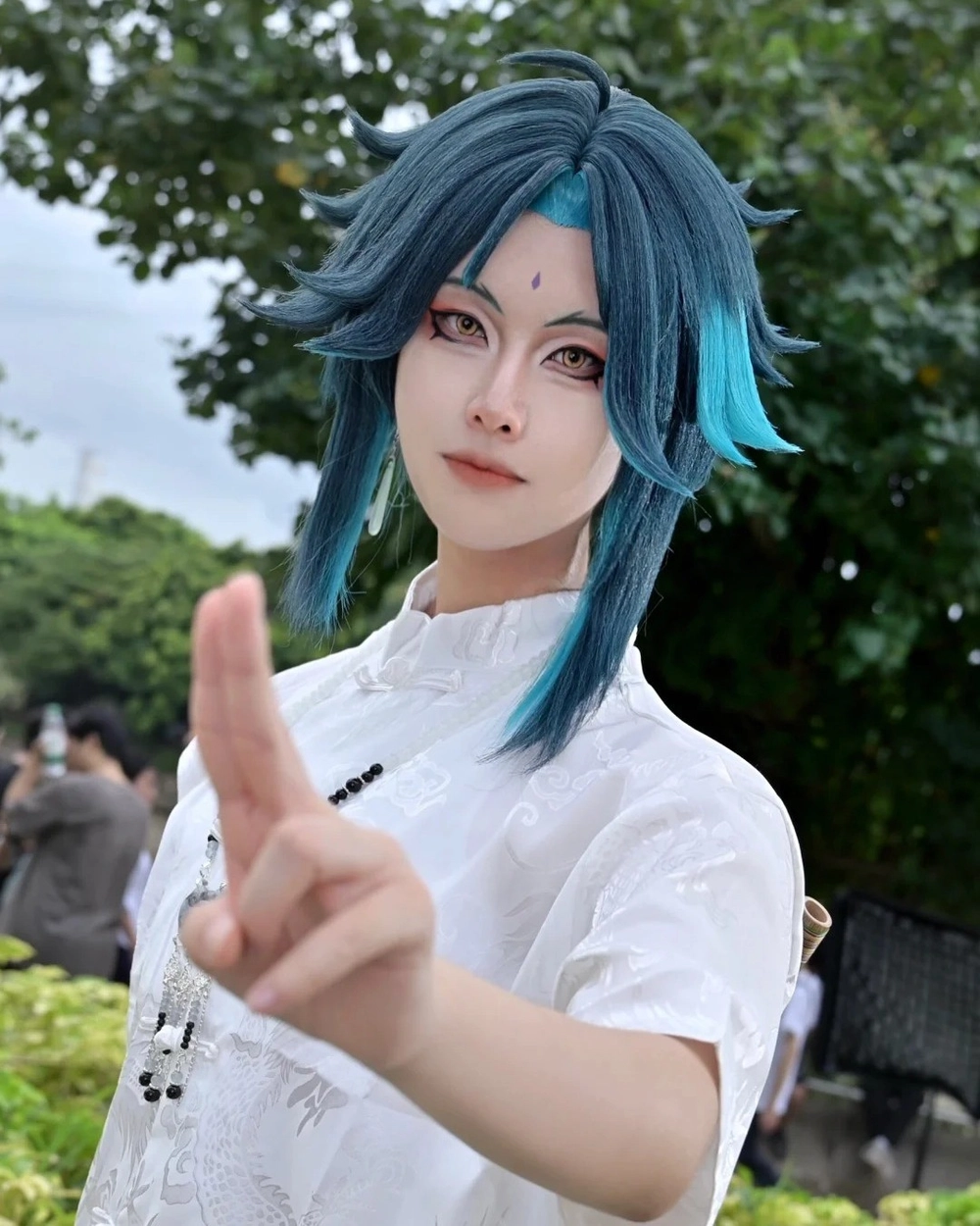 xiao cosplay chụp nghệ thuật