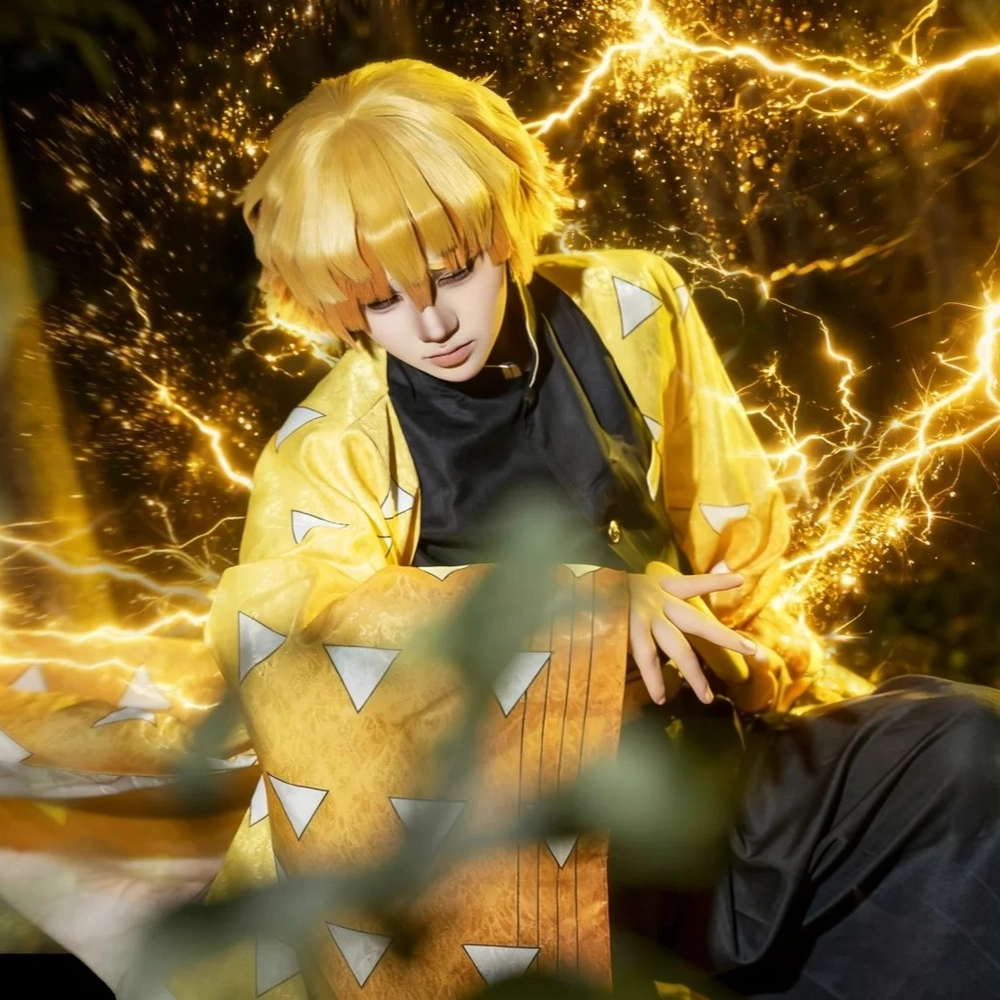 zenitsu cosplay hóa trang chuẩn
